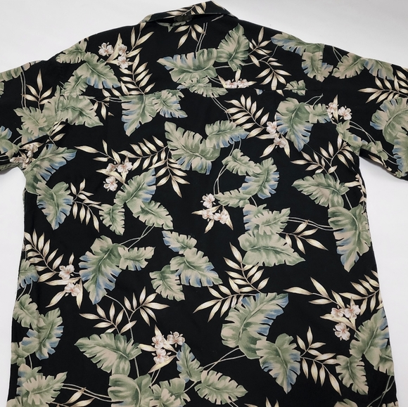 Vintage Chaps By Ralph Lauren Hawaiian Button Down Shirt Large - Picture 2 of 6